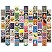 ANEWSIR 60 Stück Vintage Collage Kit, Poster Vintage, Collage Wand Aesthetic Poster, Indie Room Decor, Wand Bilder Kunst Poster, Deko Schlafzimmer Wall, Bilder Collage Poster Set