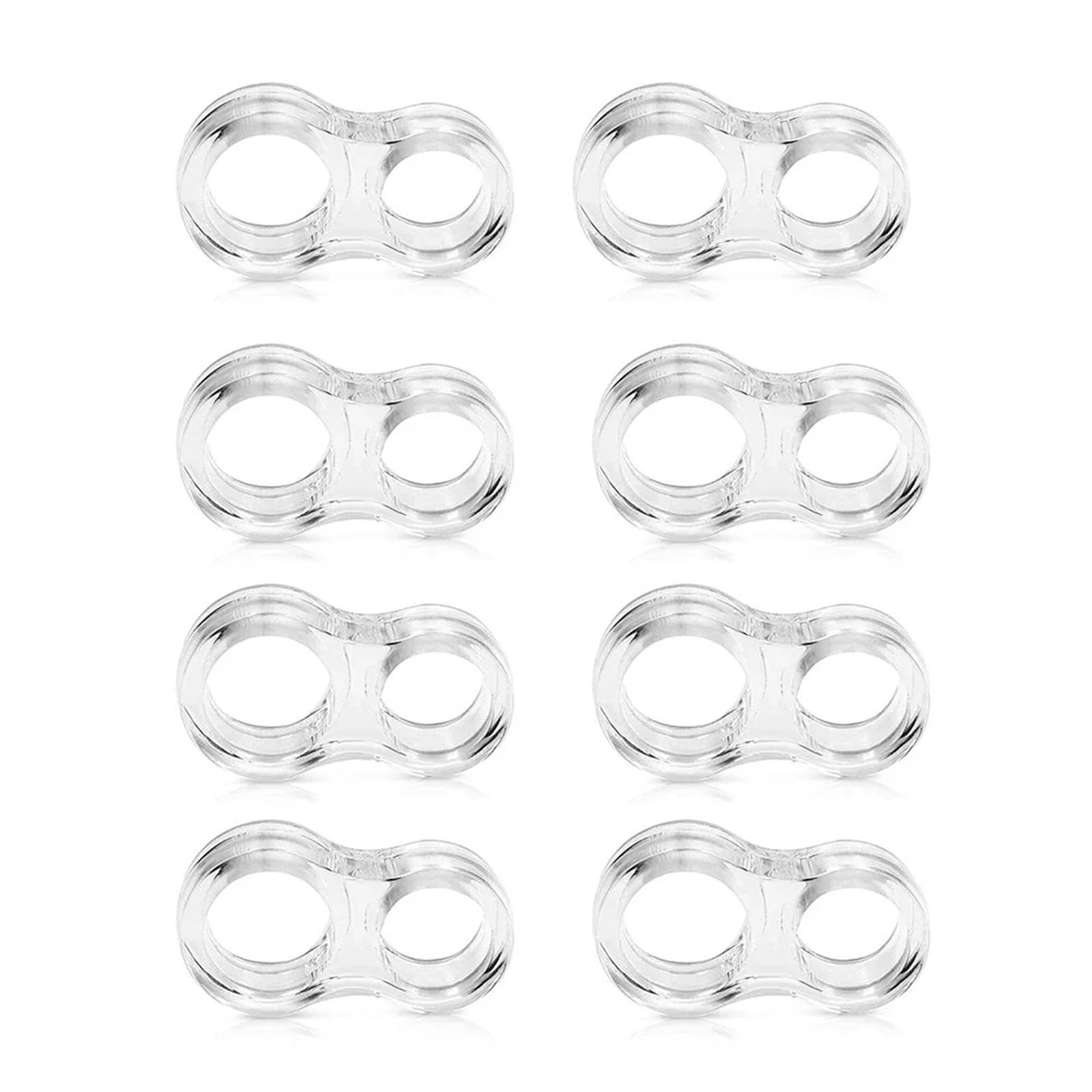 Door Stop Stop Floor Door Stops Buffer No Drill Stopper Home Improvement Furniture Wall Safety Hardware Transparent Supplies Silicone(8pcs-1)
