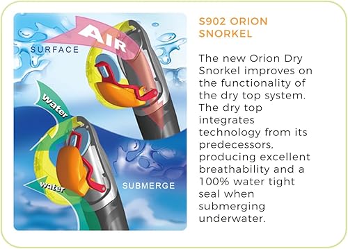 Miniatura 6 de Tilos Máscara Morphi con buceo U-Pro II y paquete de aletas OH de escapada