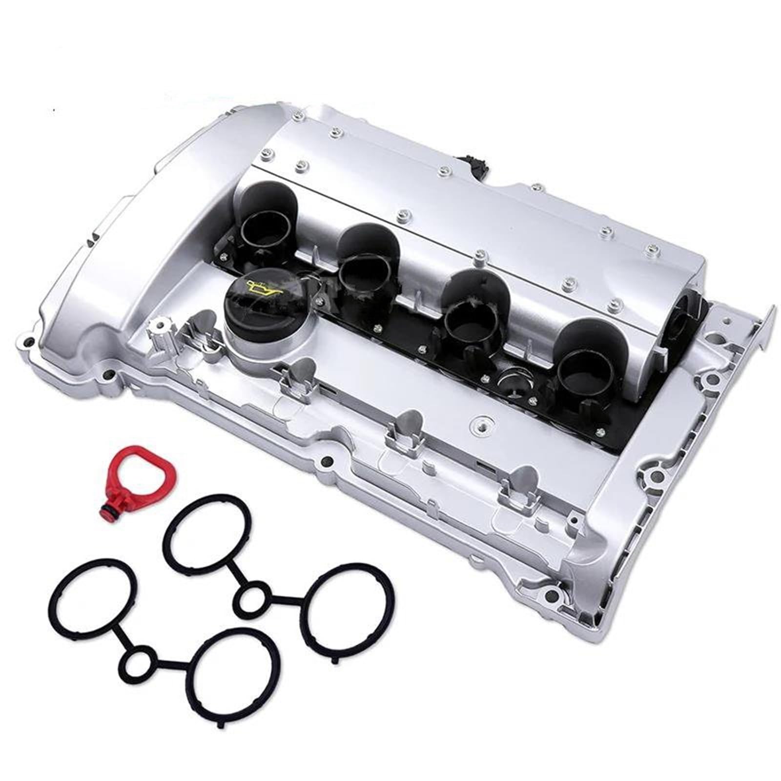 Coperchio valvola auto Coperchio Valvola Motore In Alluminio Con Guarnizione Per Mini Per Cooper JCW R55 R56 R57 R58 R59 N14 1.6L 07-12 11127585907 V202178 Punterie Valvola Motore