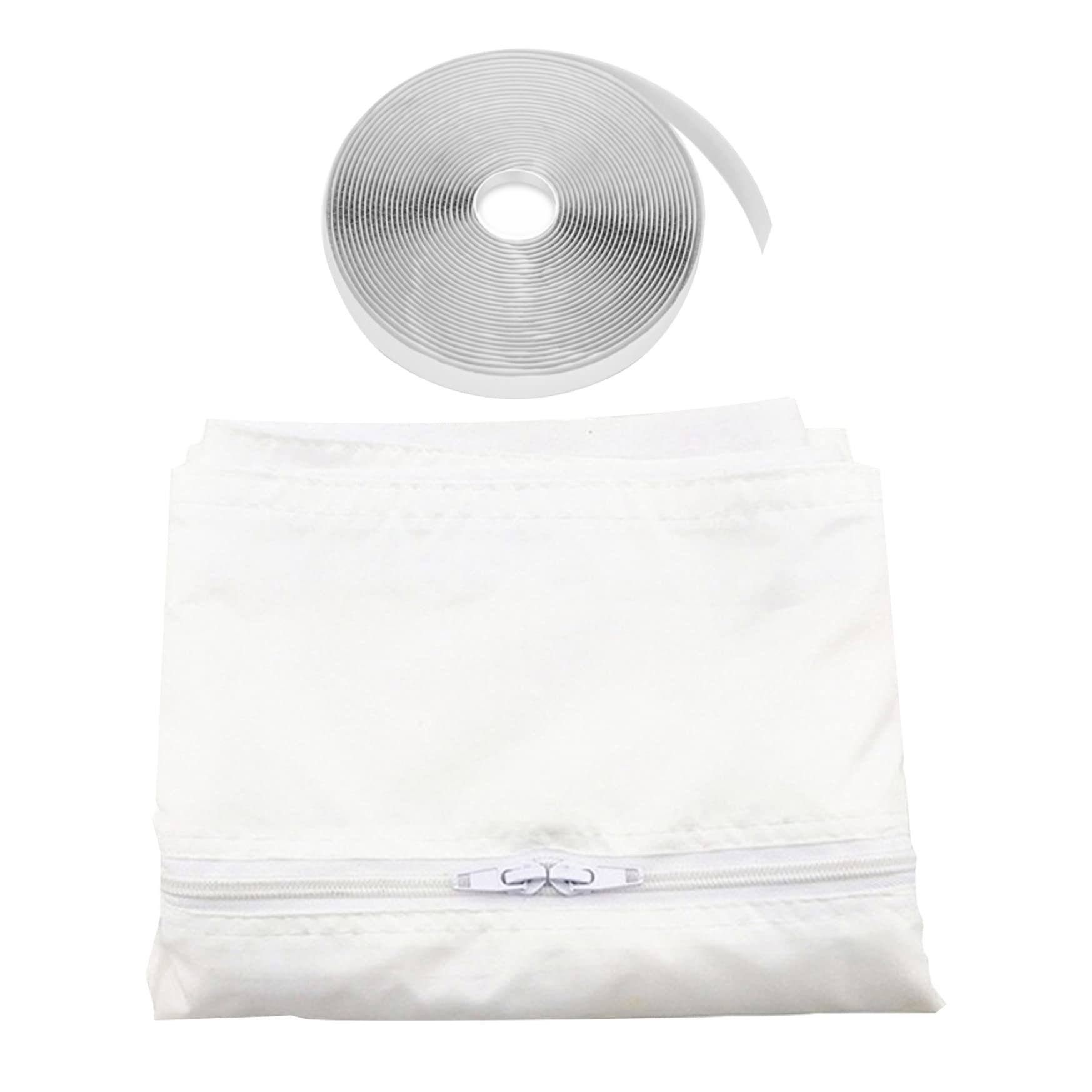 Bevistoso 300Cm Air Conditioner Window Seal Window Seal For Portable Air Conditioner Tumble Dryer With Zip Hook Tape For Home,