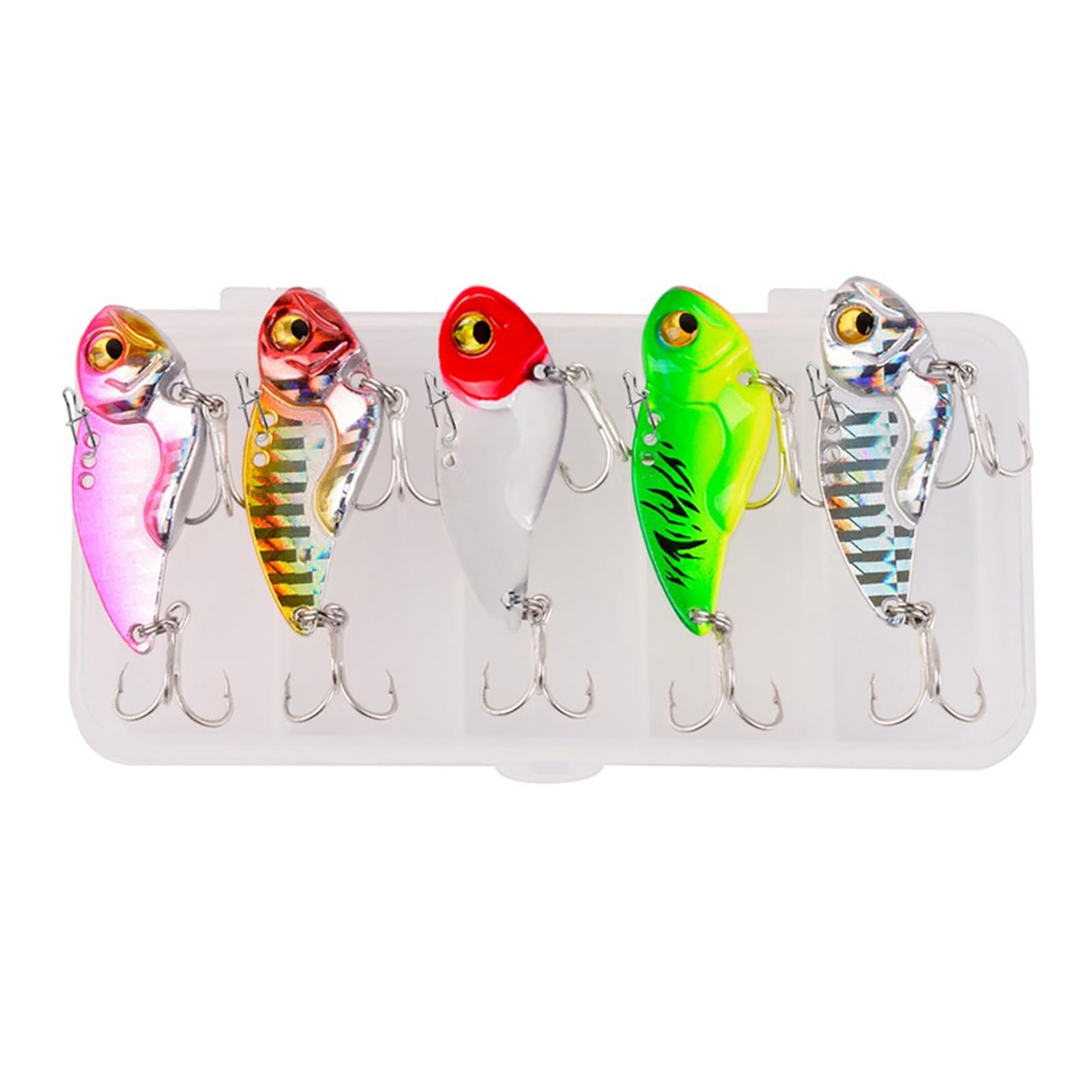 XILILHC 5 Sztuk/pudło Spinner Fishing Lure 10g/14g/23g Long Casting Drop Shot Bait VIB VIBRATION Sztuczna Przynęta Obrotowe Przynęty Wędkarskie Na Szczupaka