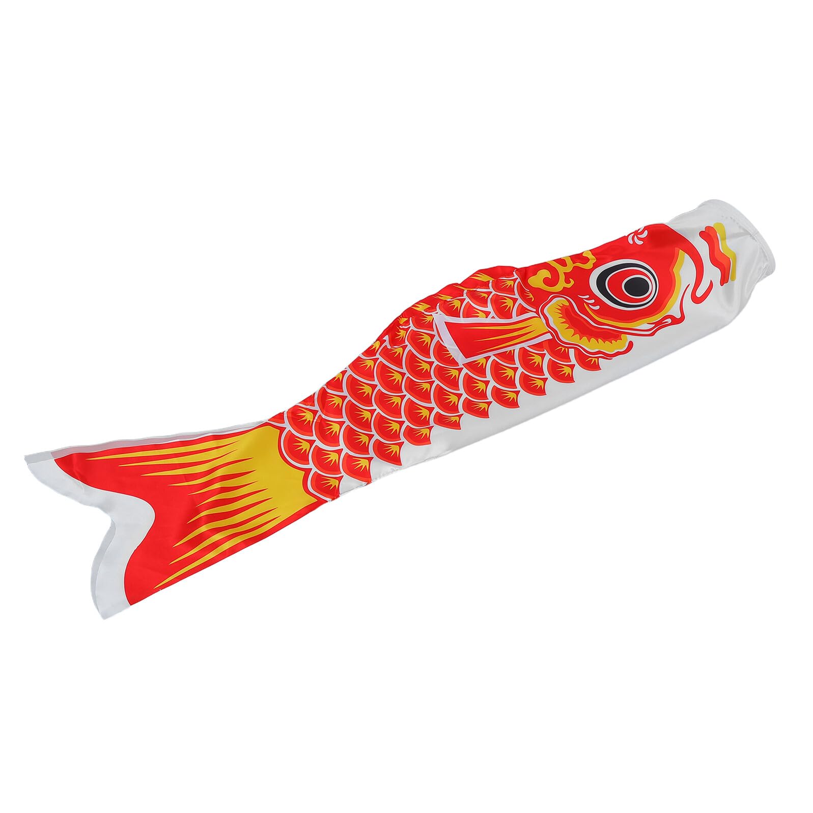 Koinobori rouge drapeau carpe japonais extérieur pour raviver un jardin terne