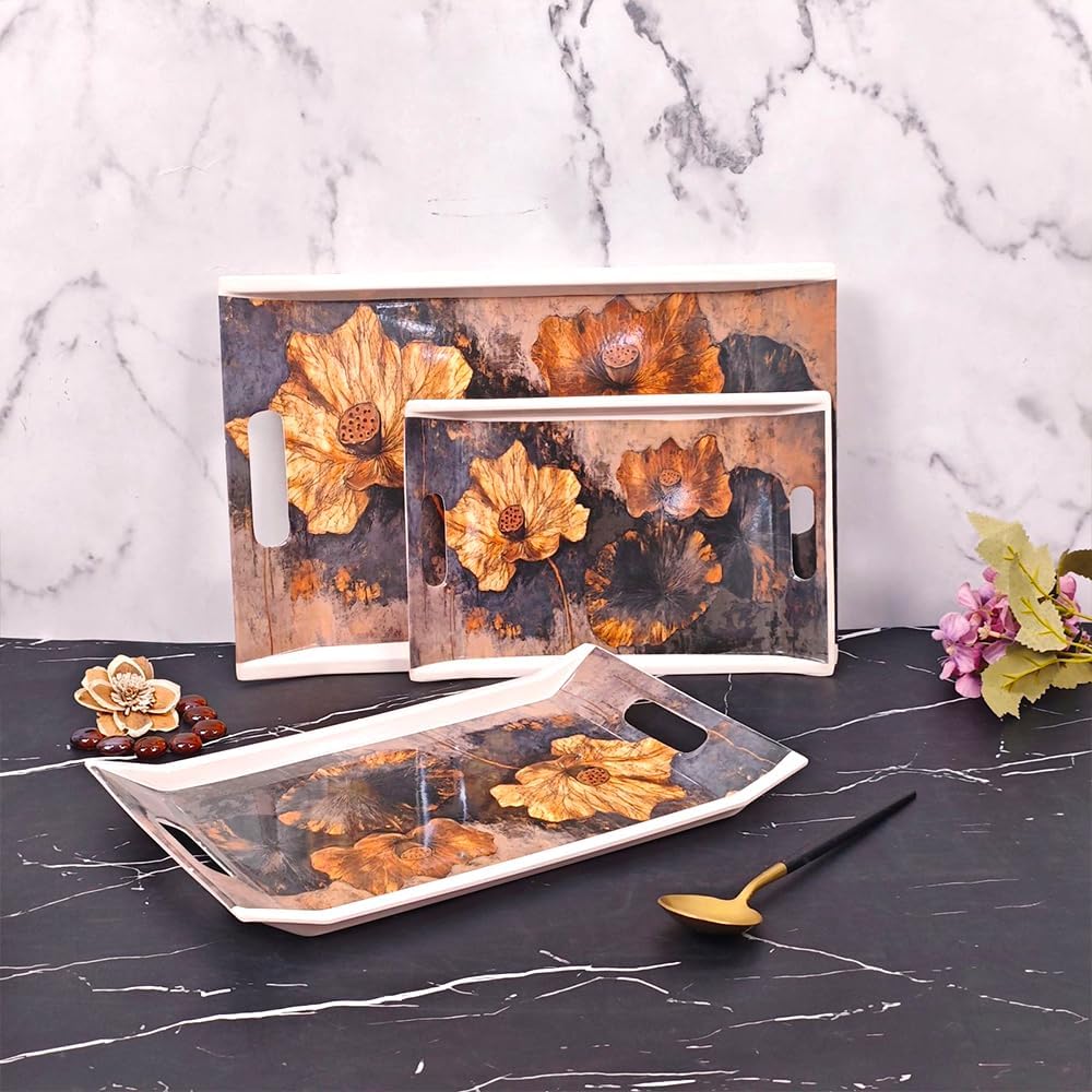 U.P.C. Villori Serving Tray Set - 3 Sizes -20