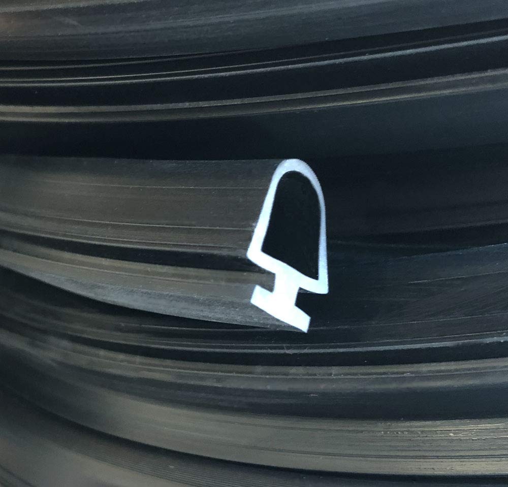 Perfil universal junta estanqueidad EPDM, protector para golpes, ventanas, puertas… (3 m)