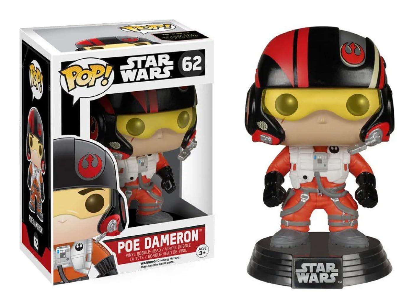 Amazon.com: Star Wars Episode 7 Pop! Poe Dameron : Funko Pop! Star 