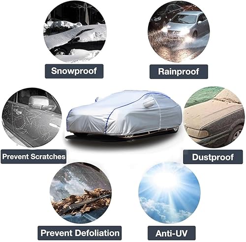 Miniatura 8 de Funda de automóvil para exteriores para Dacia StepwaySandero, cubierta de automóvil impermeable, transpirable, grande, cubierta de automóvil de