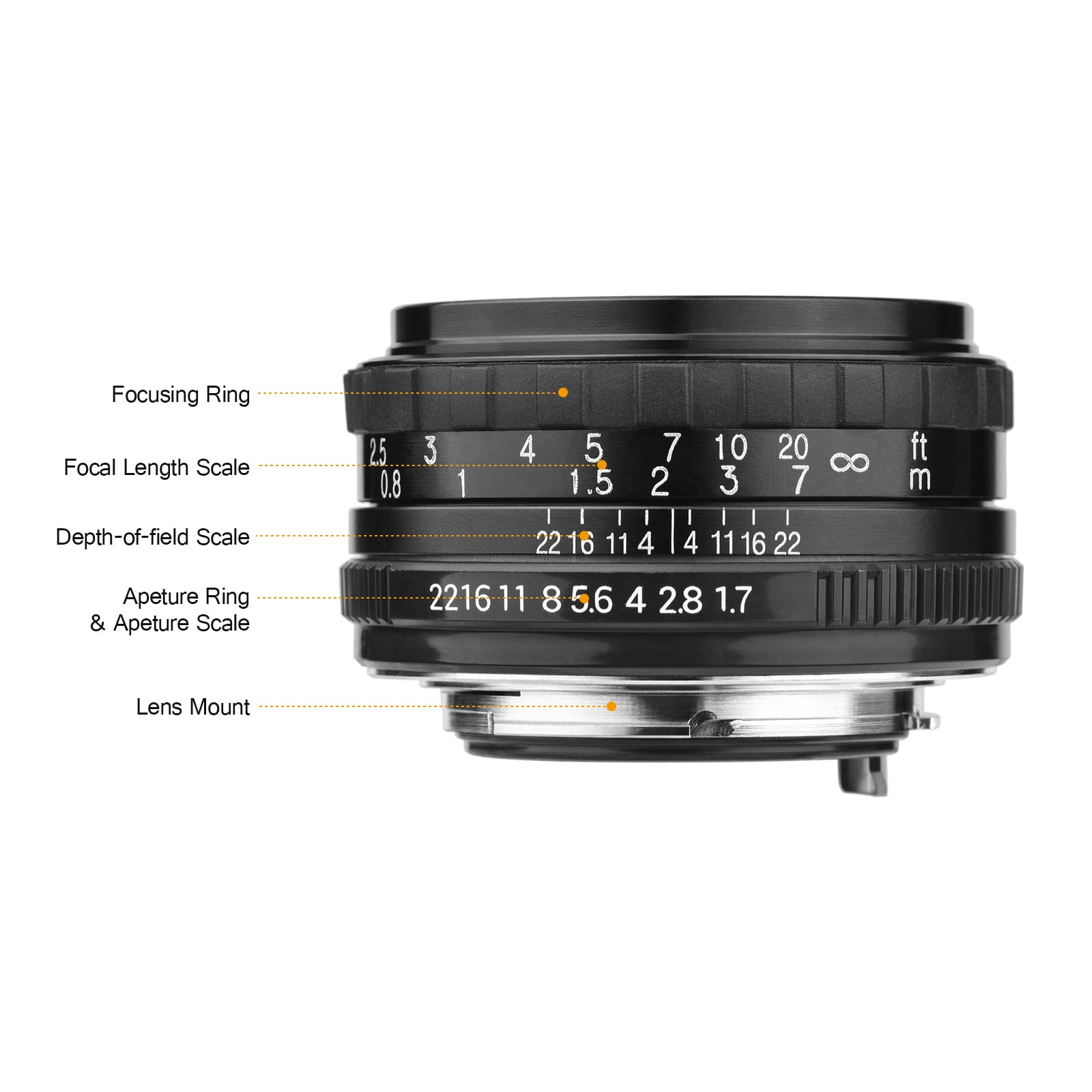 50 mm F1 7 duża przysłona ręczna ostrość obiektywu aparatu PK zamiennik dla kamer pełnoklatkowych K1 K-1 Mark II