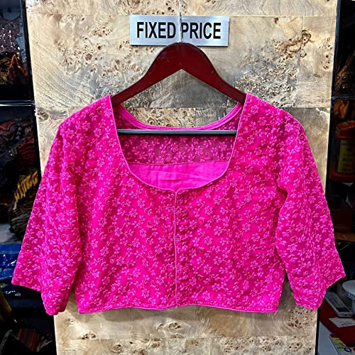 Image of Vihu Fashion Women Georgette Half Sleeve Blouse