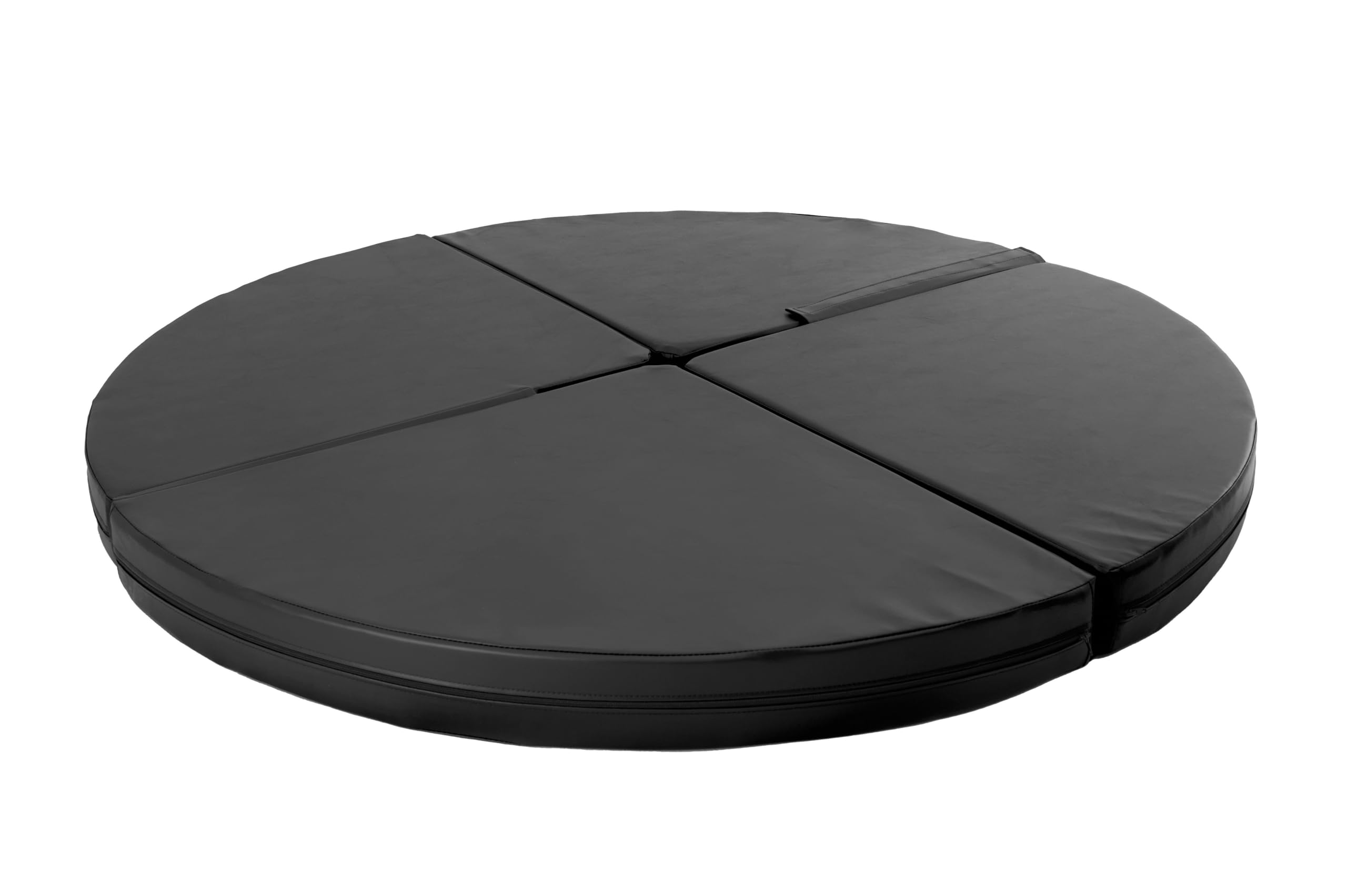 Tapis de danse de piscine pliable rond Ø 10 cm, diamètre 120/150/160 cm, tapis de sol antidérapant avec ouverture pour barre de danse pole, tapis de protection carré, tapis de chute, accessoires de
