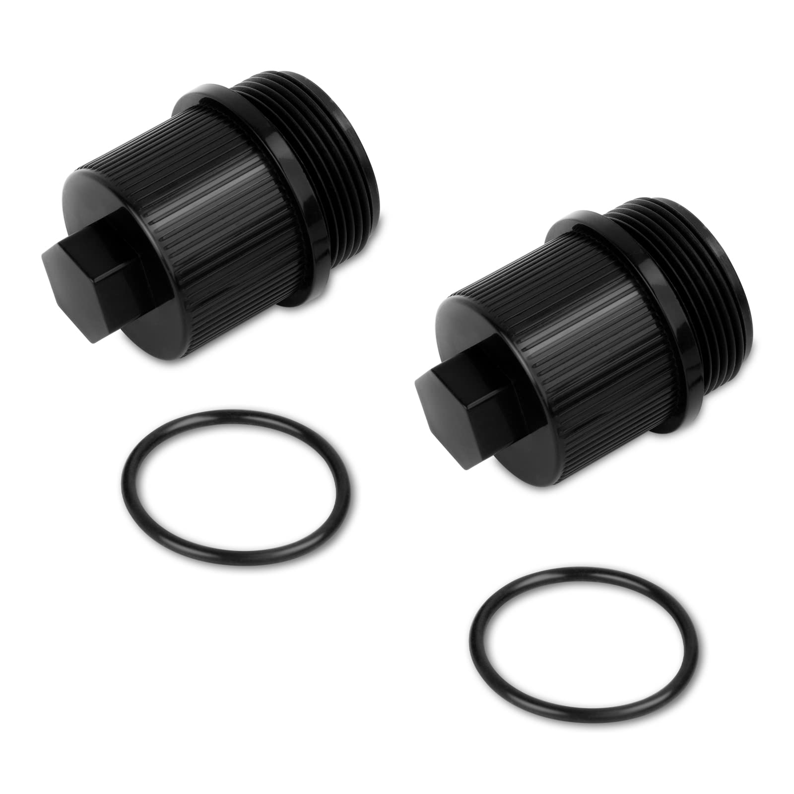 190030 Drain Plug Cap Assembly Replaces Fits for Pool and Spa Filter for Pentair - Compatible with Clean & Clear Plus, FNS Plus, and Quad D.E. Filters - Pentair Drain Cap with O-Ring(2 PCS)