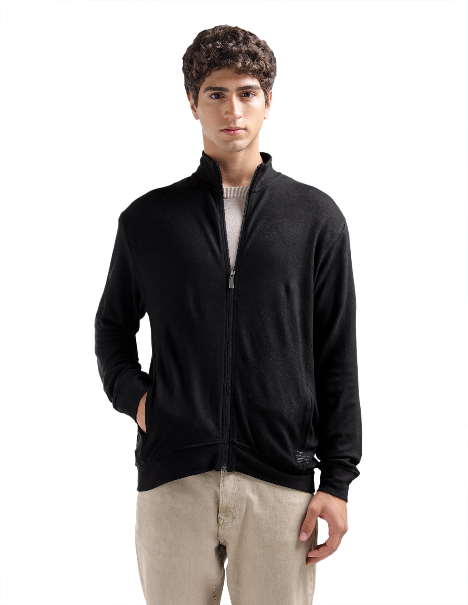 flying machine Men's Relaxed Fit Sweatshirt| Solid-picture-40