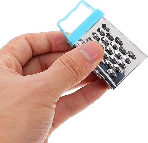 Miniatura 5 de Kichvoe Juego de 6 mini ralladores de queso, de acero inoxidable, 4 en 1, para ajo, jengibre, verduras, mango ergonómico, apto para lavavajillas,