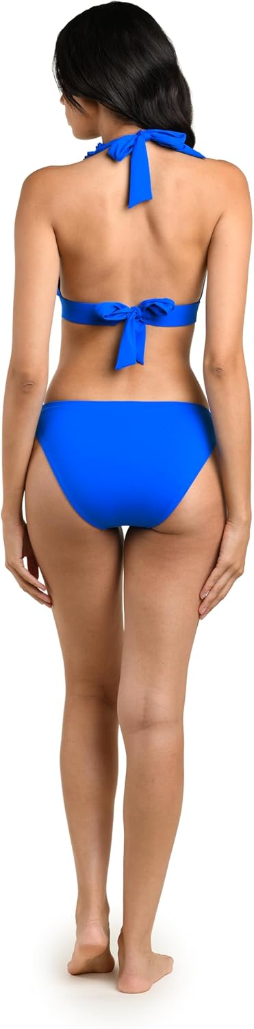 La Blanca Women's Island Goddess Banded Halter Bikini Swimsuit Top