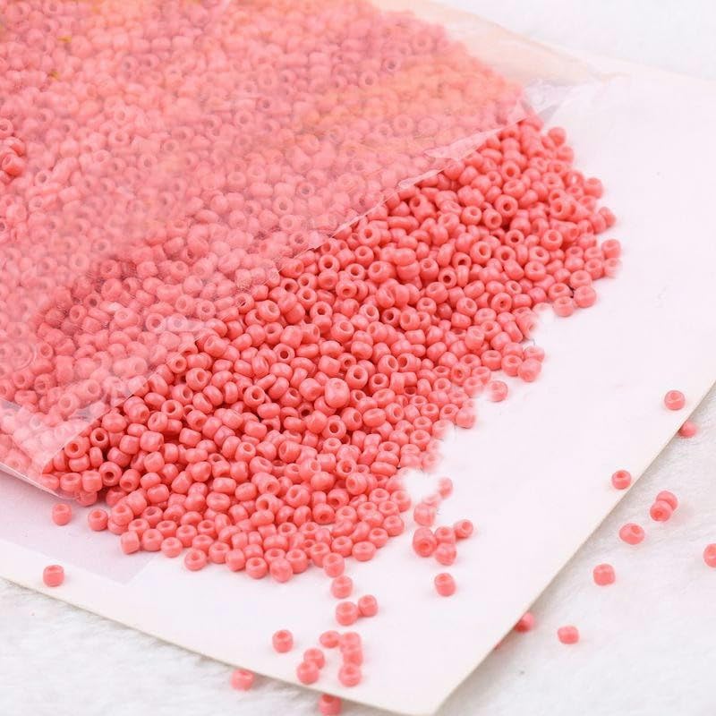 THAYLA 30000 szt. 3 mm niebieskie szklane koraliki z nasionami do produkcji biżuterii, małe koraliki do kucyka, koraliki ryżowe, koraliki do bransoletki, DIY, rękodzieło, DIY