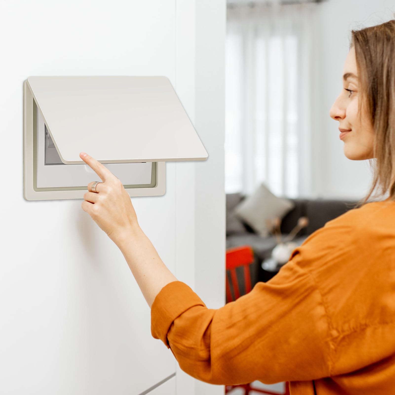 Tapa para Cuadro de Interruptores | Decorativa Moderna | Cubierta Decorativa Para De Interruptores | para Pasillo Cocina Garaje Sótano Sala de Estar Hogar y
