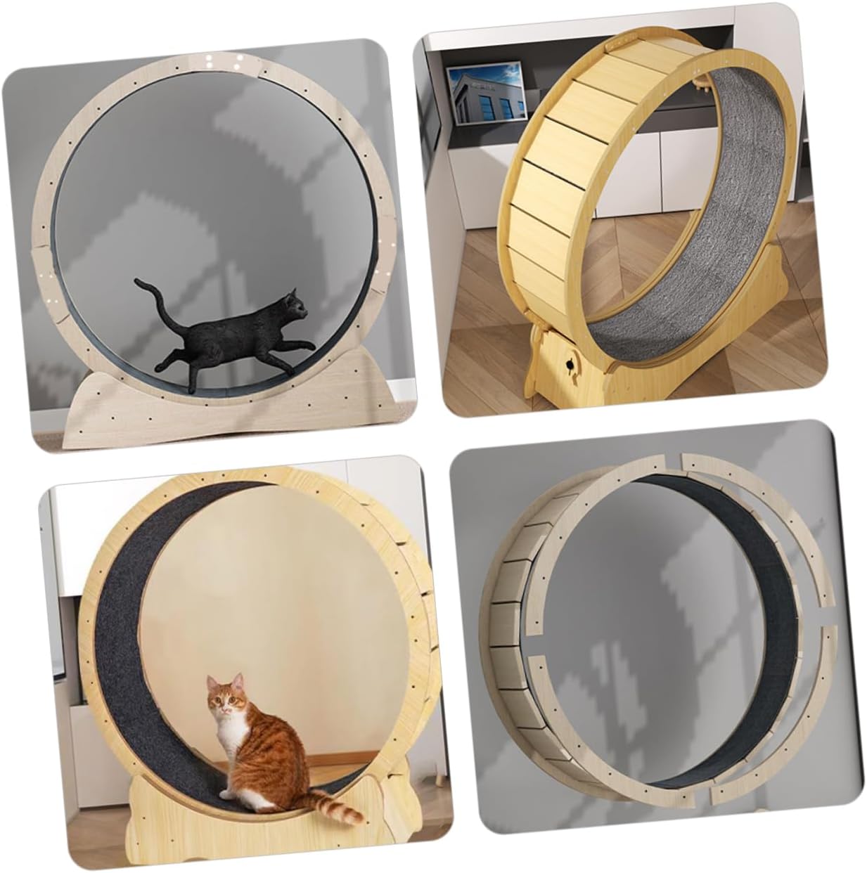 SUPVOX Cat Exercise Wheel Mat Durable Felt Cushion for Cat Running Wheel Scratching Pad Lightweight Portable Design for Indoor Pets for Cats Hamsters Animals