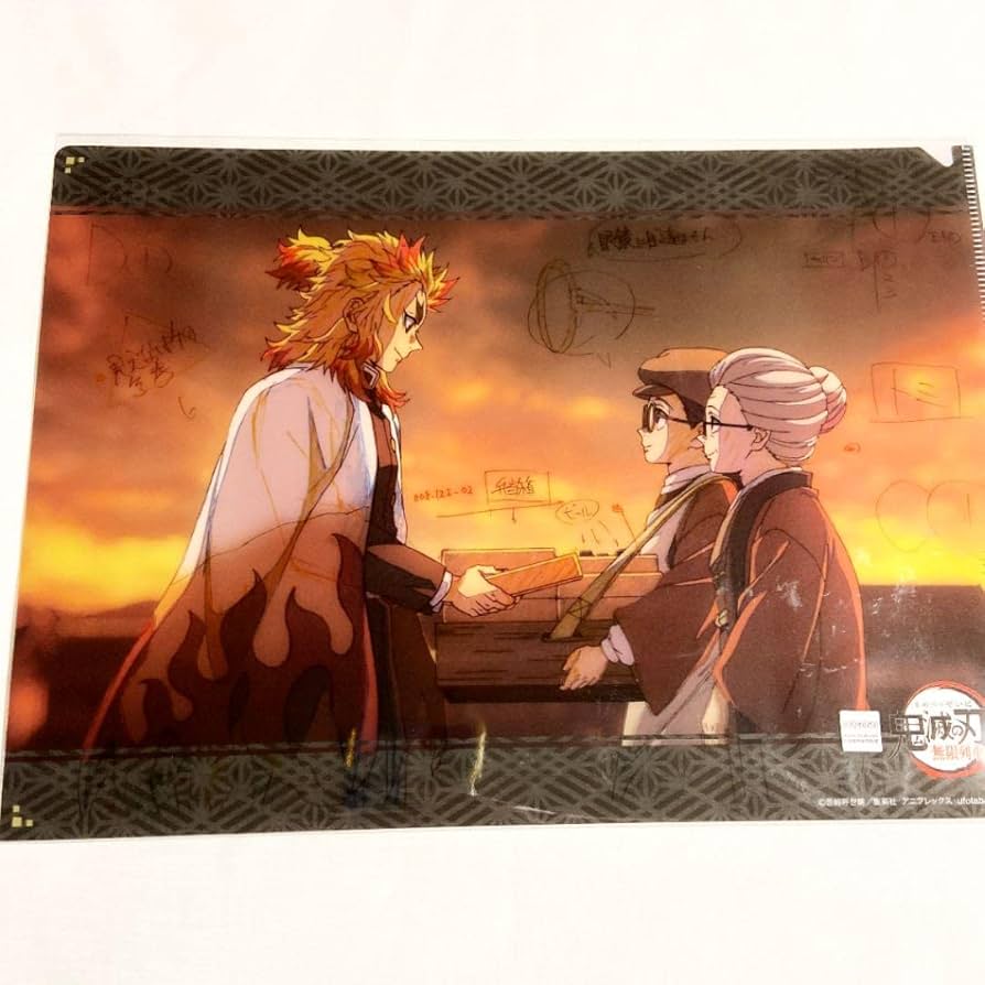 鬼滅　煉獄クリアファイル　ダイニング⭐ Amazon.co.jp: 鬼滅 ufotable DINING クリアファイル 煉獄杏寿郎