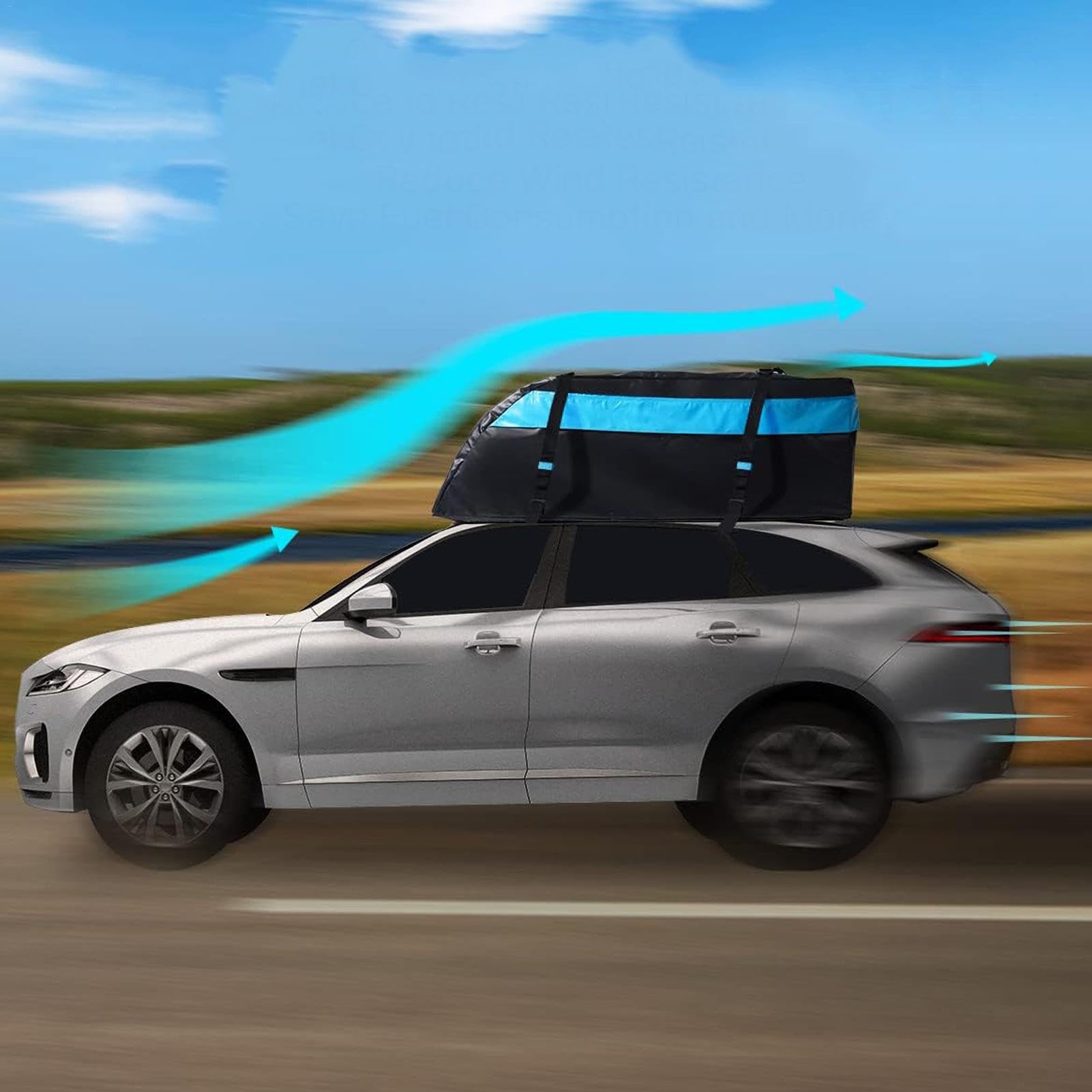 Gepäckträger-Cargo-Tasche, Dachbox, Dachtasche, wasserdichter Gepäckträger, mit robusten Gurten, einfacher Installation und verbessertem Wetterschutz für sicheres und effizientes Reisen