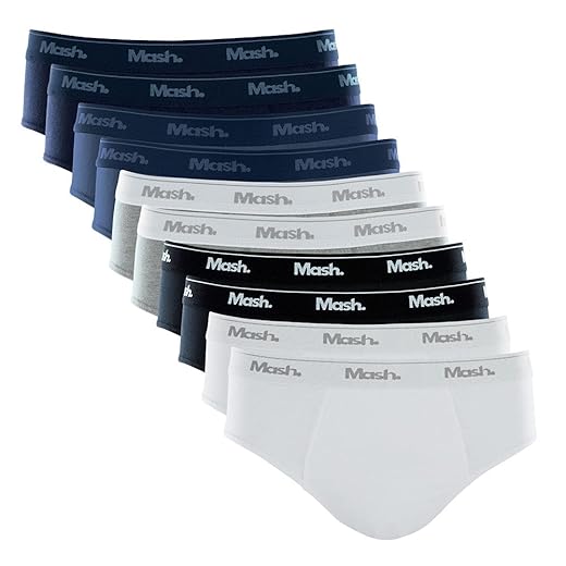 Kit 10 Cuecas Slip MashMasculino