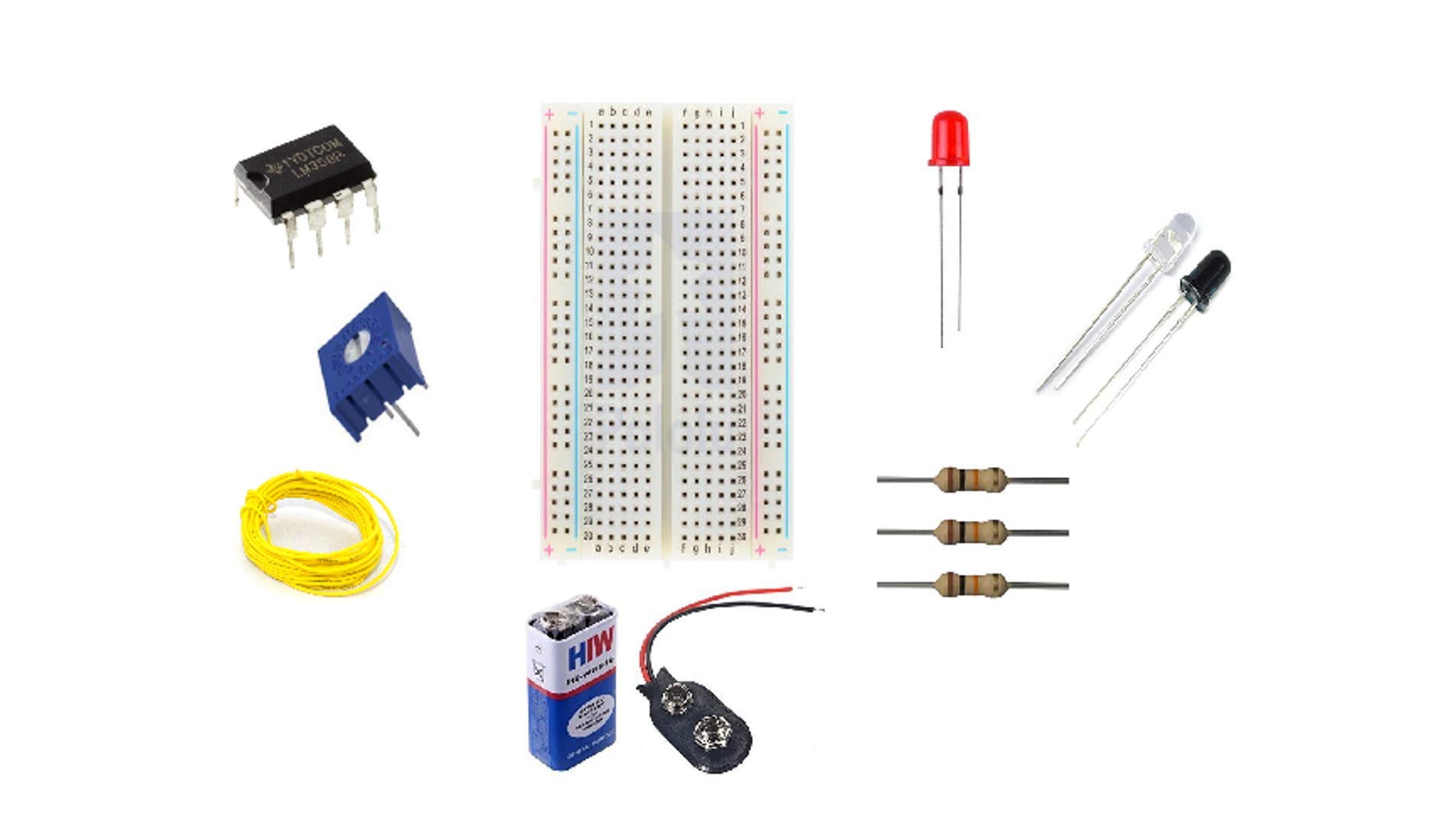 IR Sensor Breadboard Kit For the students