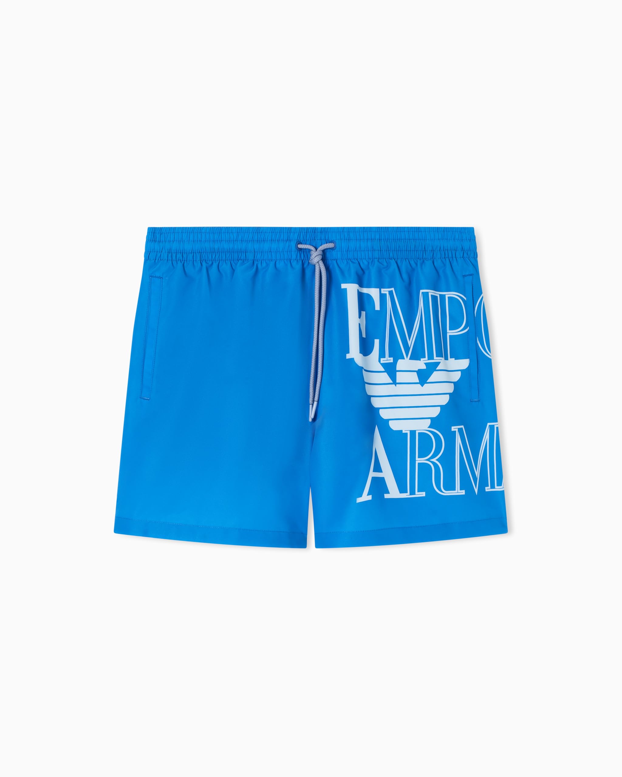 Emporio Armani Men's Bold Logo Boxer Blue L