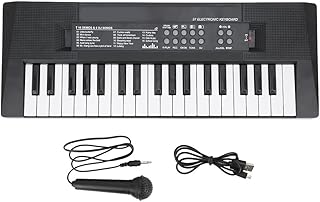 Ruiqas Electric Keyboard Electronic Piano Keyboard With Microphone for Kids Portable Musical Instrument Multi-function Keyboard
