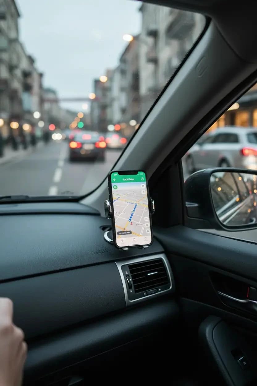 Miniso Lisanslı 360° Dönebilen Manyetik Araç Telefon Tutucu – Güçlü Mıknatıslı Çinko Alaşım Minimalist Seri 6 Cm