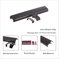 Vista 7 de Aunginsy Tiras de Panel de Tablero de Control Central Compatibles con Toyota Tundra/Sequoia 2022-2025 Moldura de Tablero de Consola Central de Coche