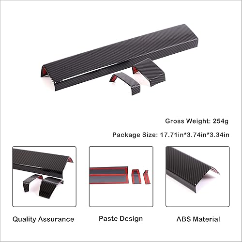 Miniatura 7 de Aunginsy Tiras de panel de control central compatibles con Toyota TundraSequoia 2022-2025 para consola central de automóvil, panel de moldeo,
