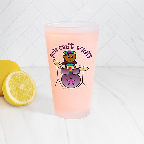 Miniatura 3 de CafePress Drummer - Vaso de cerveza para beber, 16 onzas