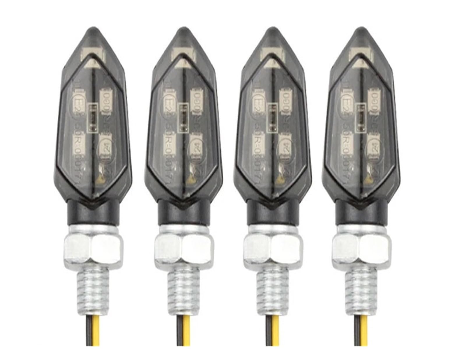 Señal LED Motocicleta Intermitente 8mm 12V Giro luz señal