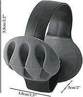 Vista 2 de NewFerU Clips de caída de cables de escritorio no adhesivos, soporte para cable de mesa, abrazadera de gestión de cables pequeña extraíble