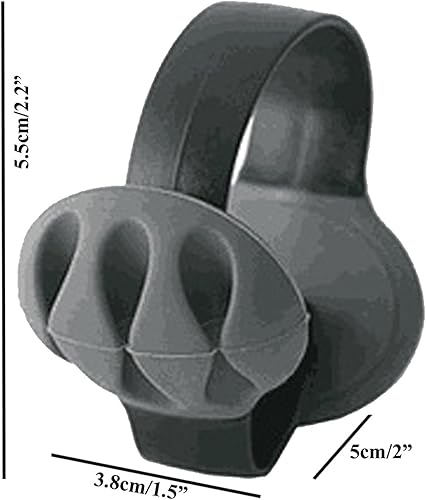 Miniatura 2 de Coralpearl Clips de caída de cables de escritorio no adhesivos, soporte para cable de mesa, abrazadera de gestión de cables pequeña extraíble,