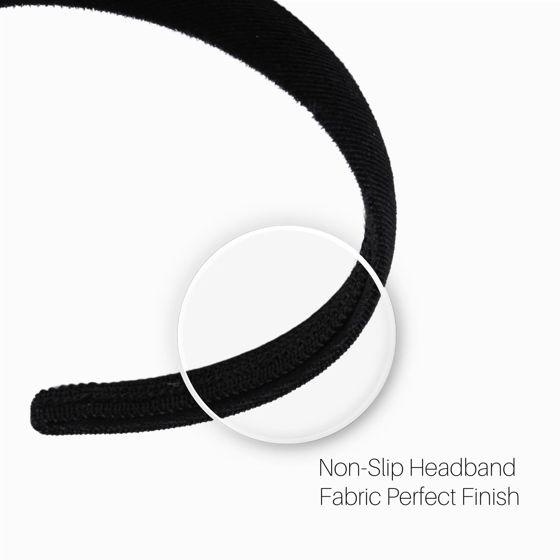 Basic Sense Girls Velvet Headbands & Scrunchies Set - Image 3
