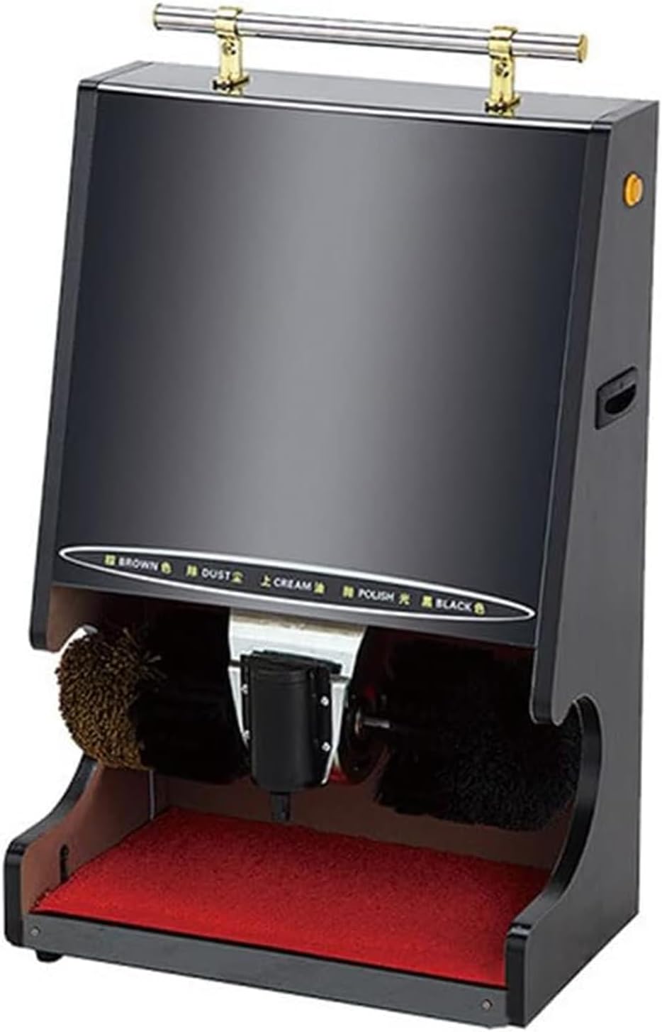 Hotel Automatic Shoe Cleaner, Automatic Home Electric Brush Shoes Machine, Stainless Steel Commercial Shoe Polisher,H,