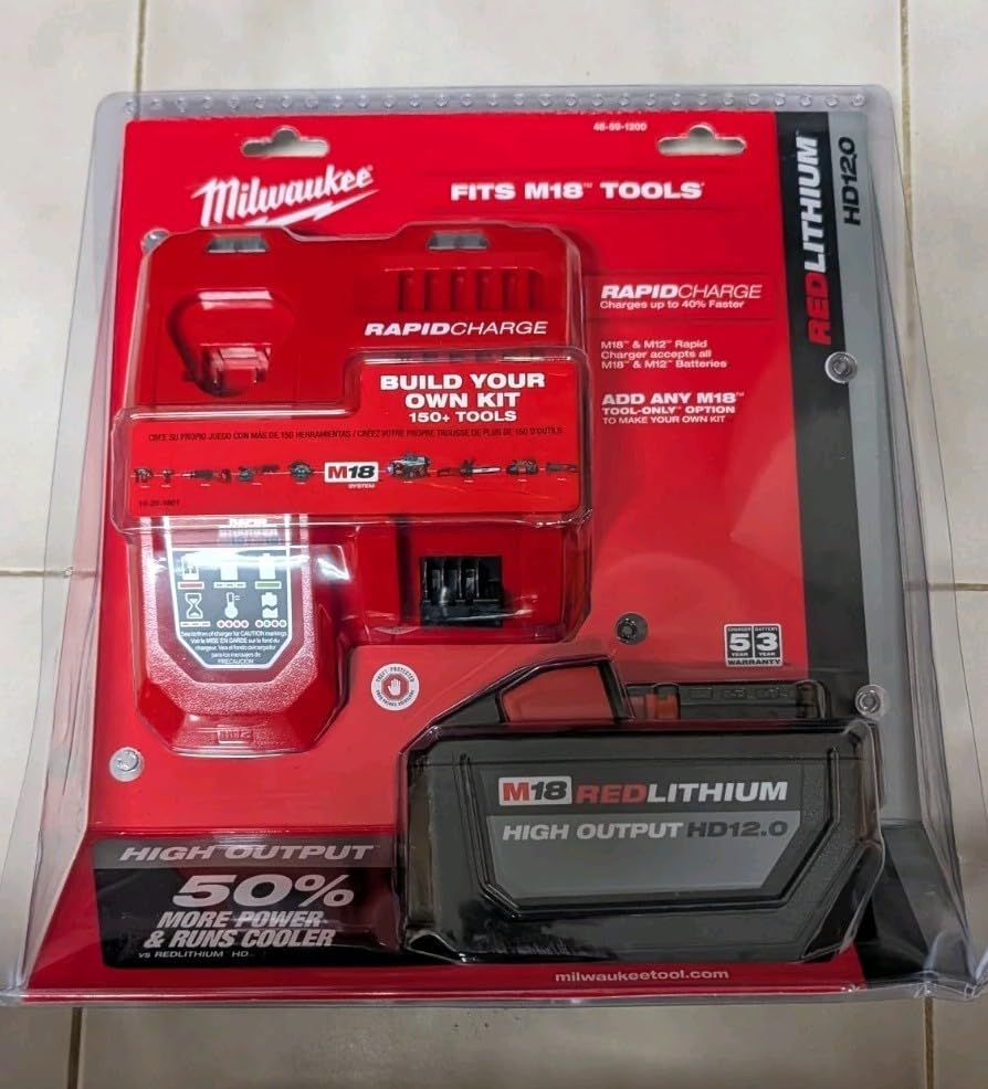 Electric Tools 48-59-1200 Red lithium High Output Starter Kit