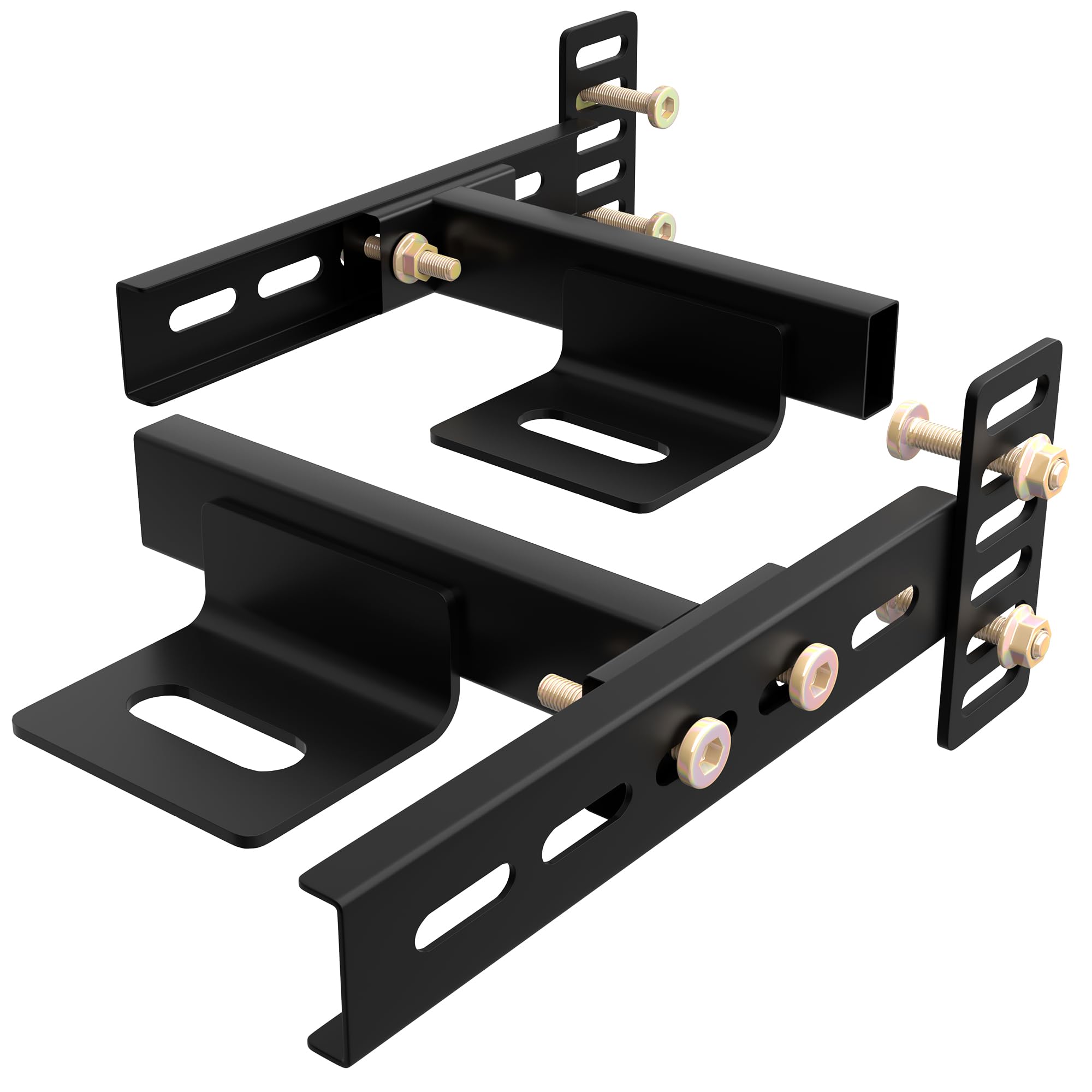 Ogonbrick Headboard Brackets Adjustable，Adjustable Headboard Bracket for Bed Frame Headboard Wall Mounting Brackets with Footboard Extension Kit Fit