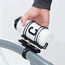 Magnetic Bike Cup Holder & Water Bottle Cage, Quick-Release No-Fall Buckle Design with Straps Compatible with Brompton Folding Bikes