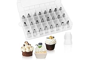 24-Piece Stainless Steel Decorating Nozzle Set
