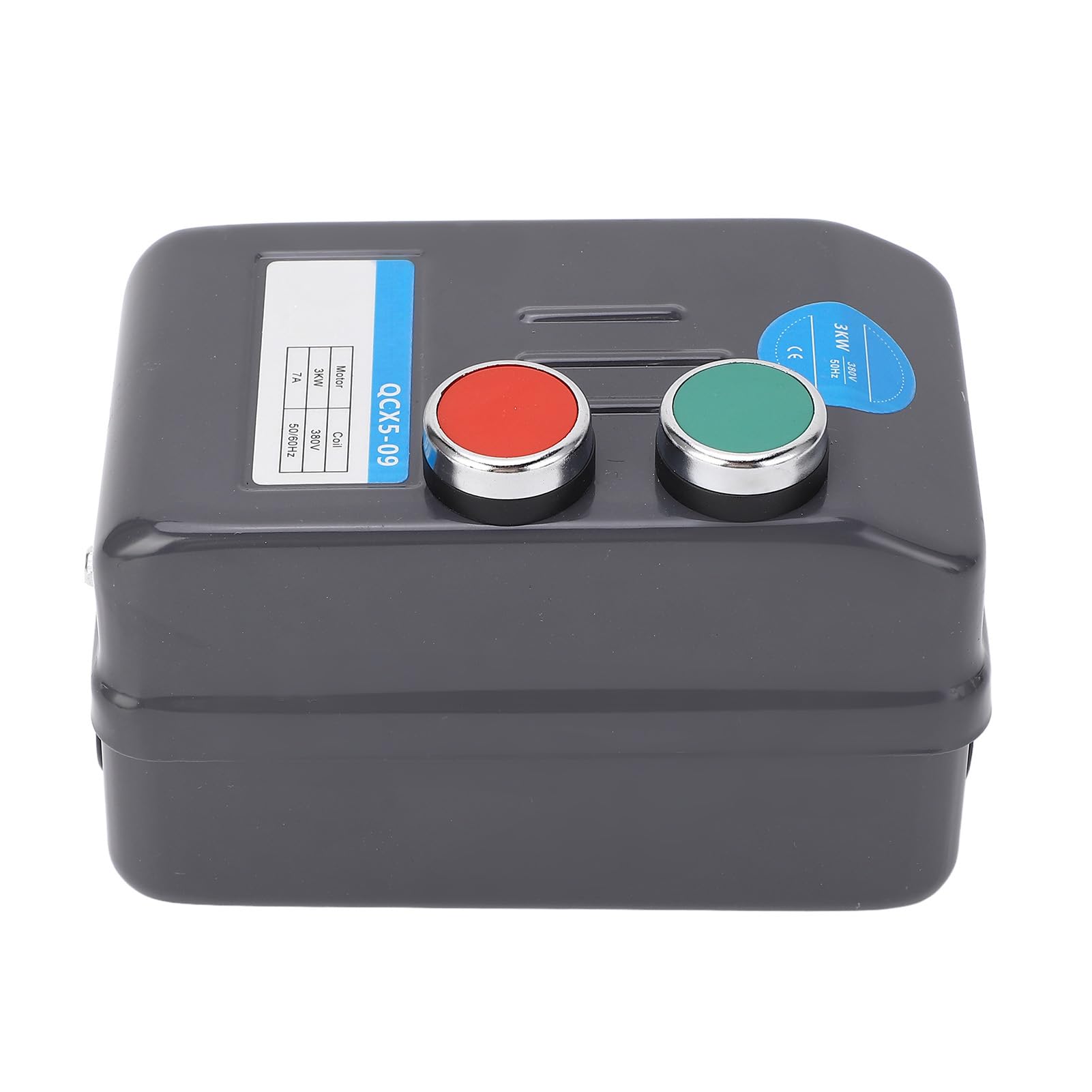 Interruptor Magnético del Motor Eléctrico, Arrancador de Motor Eléctrico Trifásico 380V 5.4-7.2A para Compresor de Aire