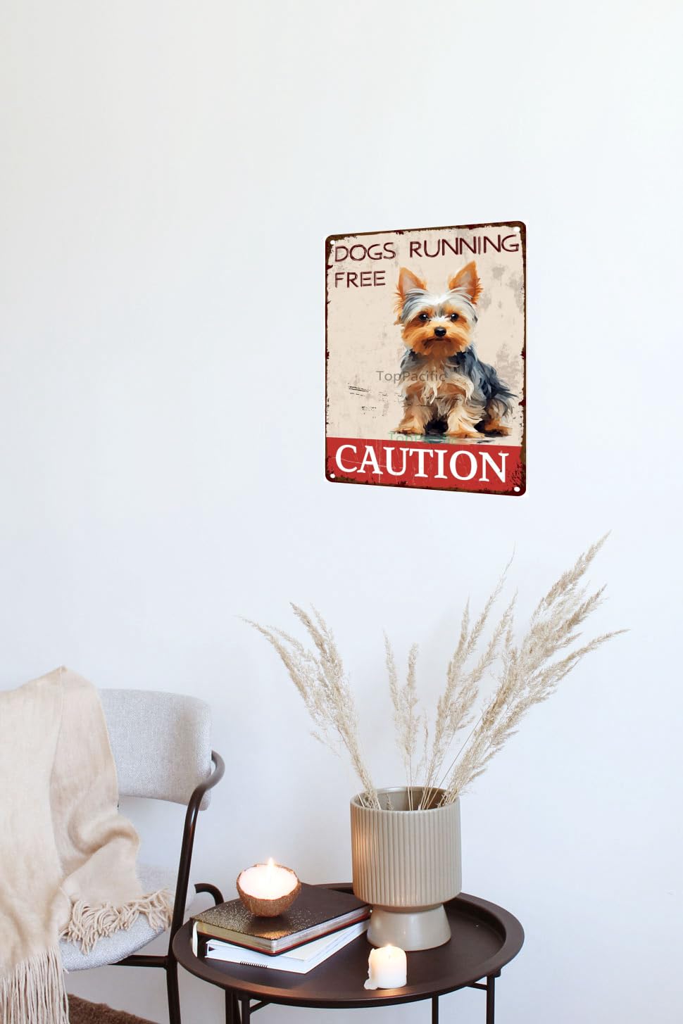 Yorkshire Terrier Yorkie Sign,Funny Metal Signs,Dog Warning Sign,Yorkie ...