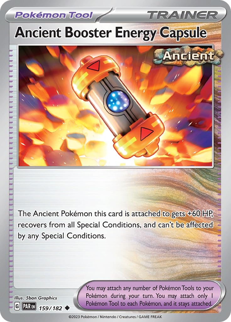 Amazon.com: Pokemon - Ancient Booster Energy Capsule 159/182