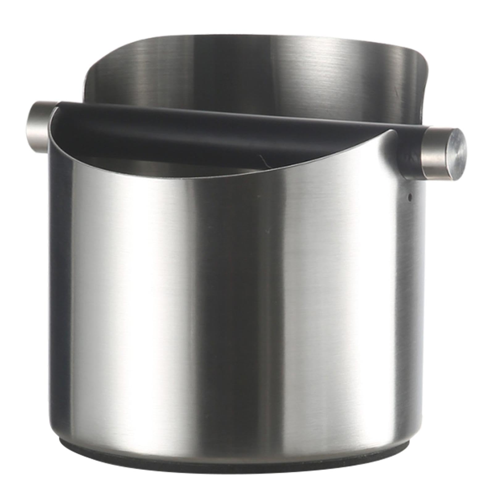 Boîte à café ronde barre de frappe amovible base antidérapante knock box