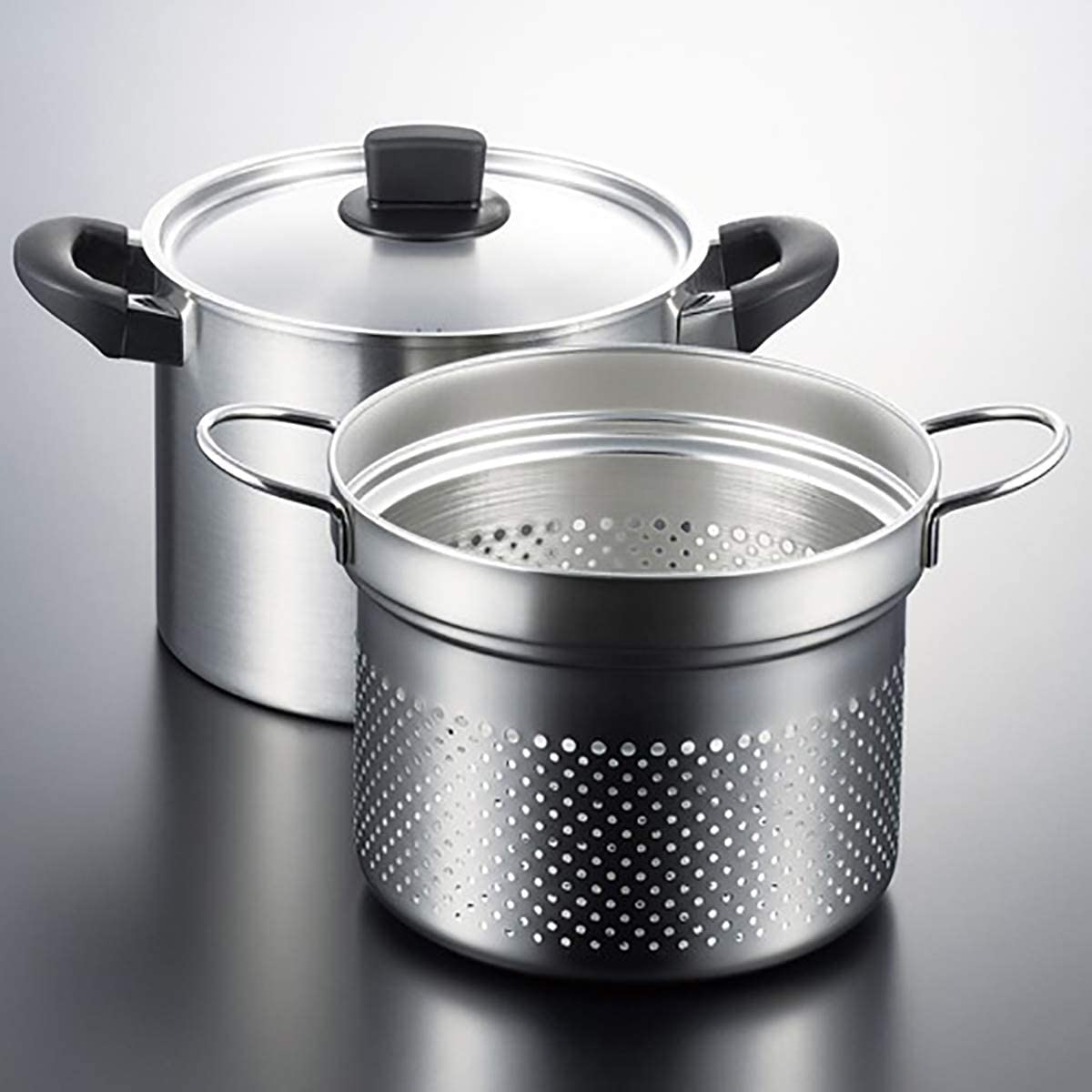 Amazon | 丸山技研 創燕 SOUEN パスタポット22cm 6.4L コランダー付