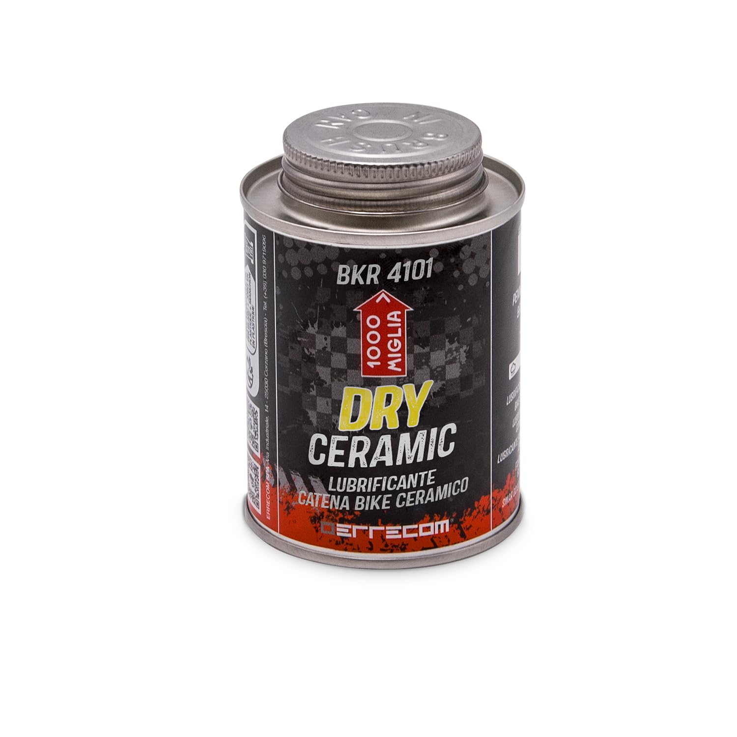 1000 Miglia BKR 4101 CERAMICZNY Smar do Łańcucha Rowerowego DRY - 240 ml, Na Sucho, Fluorescencyjny i Zapachowy, Pojemnik All-In-One, Pędzelek w zestawie