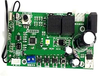 Automatic Sliding Gate Opener Sensor Limit Garage Gate Door Opener Motor Mainboard Motherboard Controller with 2 Remote Controls(24VDC Use) Pure Copper Motor, Durable and Reliable