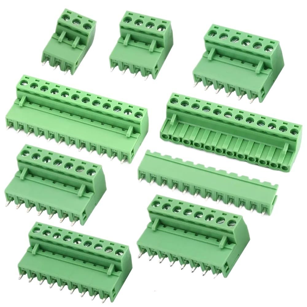5,08 mm Pitch PCB listwa zaciskowa 2P 3P 4P 5P 6P 7 8P 9 10 11 12-pinowa wtyczka męska żeńska gniazdo wtykowe złącze przewodu (2EDG5.08 proste, 2P)