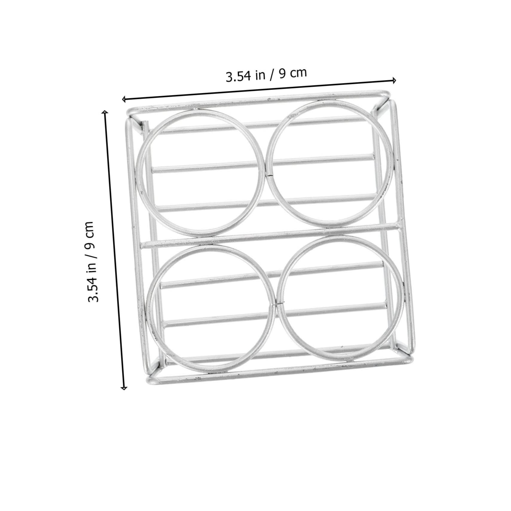 Gatuida 3pièces Support De Creuset De Laboratoire Plaqué Étagère à Creuset Accessoire Pratique Pour Expériences Scientifiques