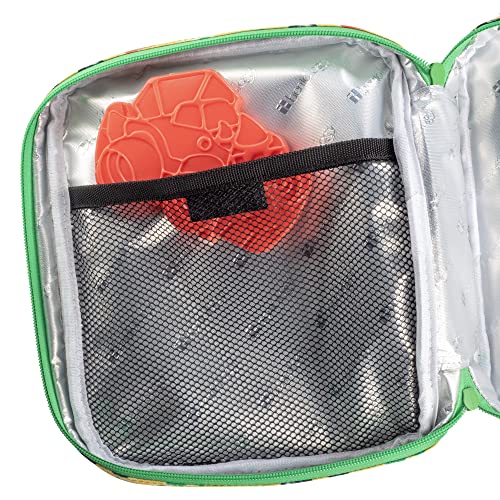 Monster Truck Reusable Hard Ice Pack Set Of 3 Multicolor - Thin Cooler Fits Easily Inside Kids Lunch Box, Bento, Insulated Bag- Durable, Lightweight Design - Keep Food Cold For Hours - Back To School #TOP3